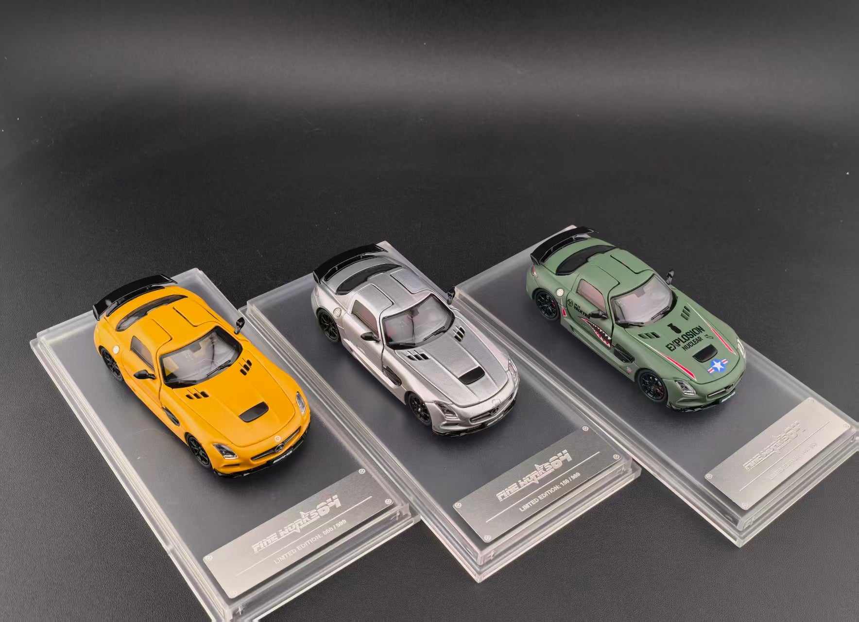 Preorder] Fine works64 1:64 Mercedes Benz SLS AMG BS (3 Colours
