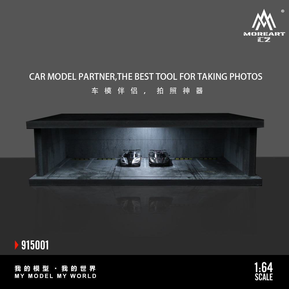 [Preorder] MoreArt 1:64 UNDERGROUND PARKING GARAGE SCENE MO915001