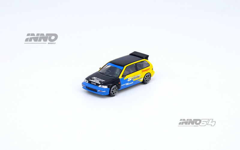 Inno64 1:64 Honda Civic (EF9) Spoon Livery Tuned by "TODA RACING Japan" IN64-EF9-SPTR