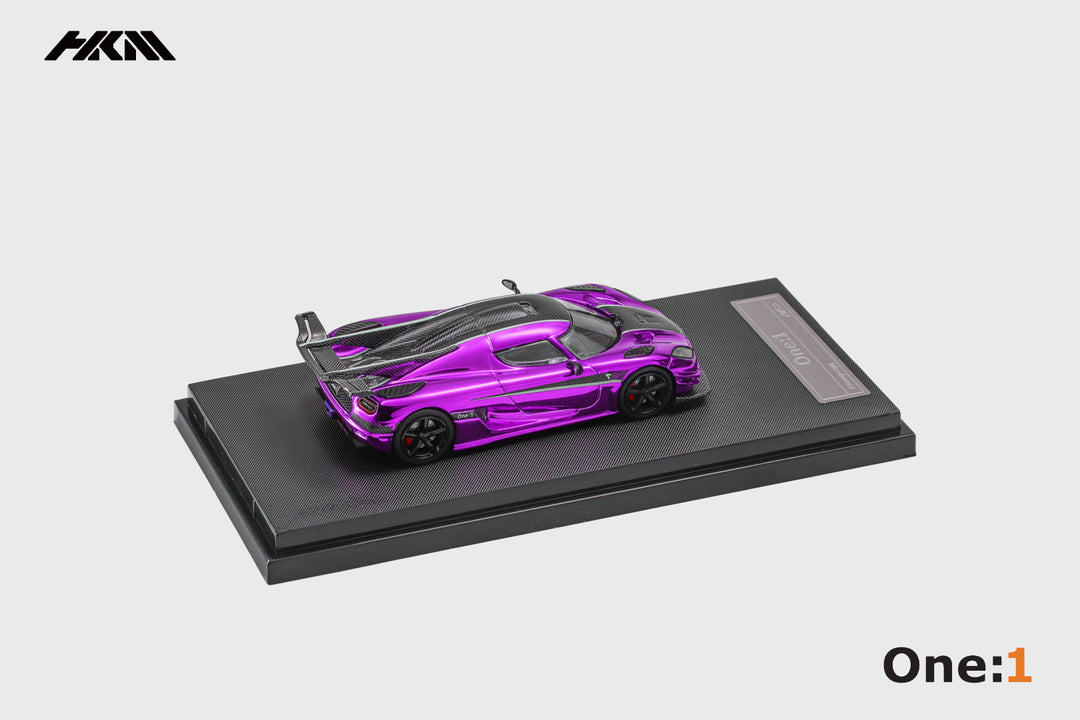 [Preorder] HKM 1:64 Koenigsegg Agera One1 - Chrome Purple