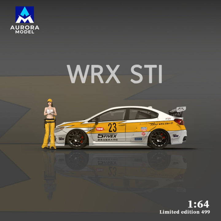 [Preorder] Aurora Model 1:64 Subaru WRX STI - Lightning Livery #23