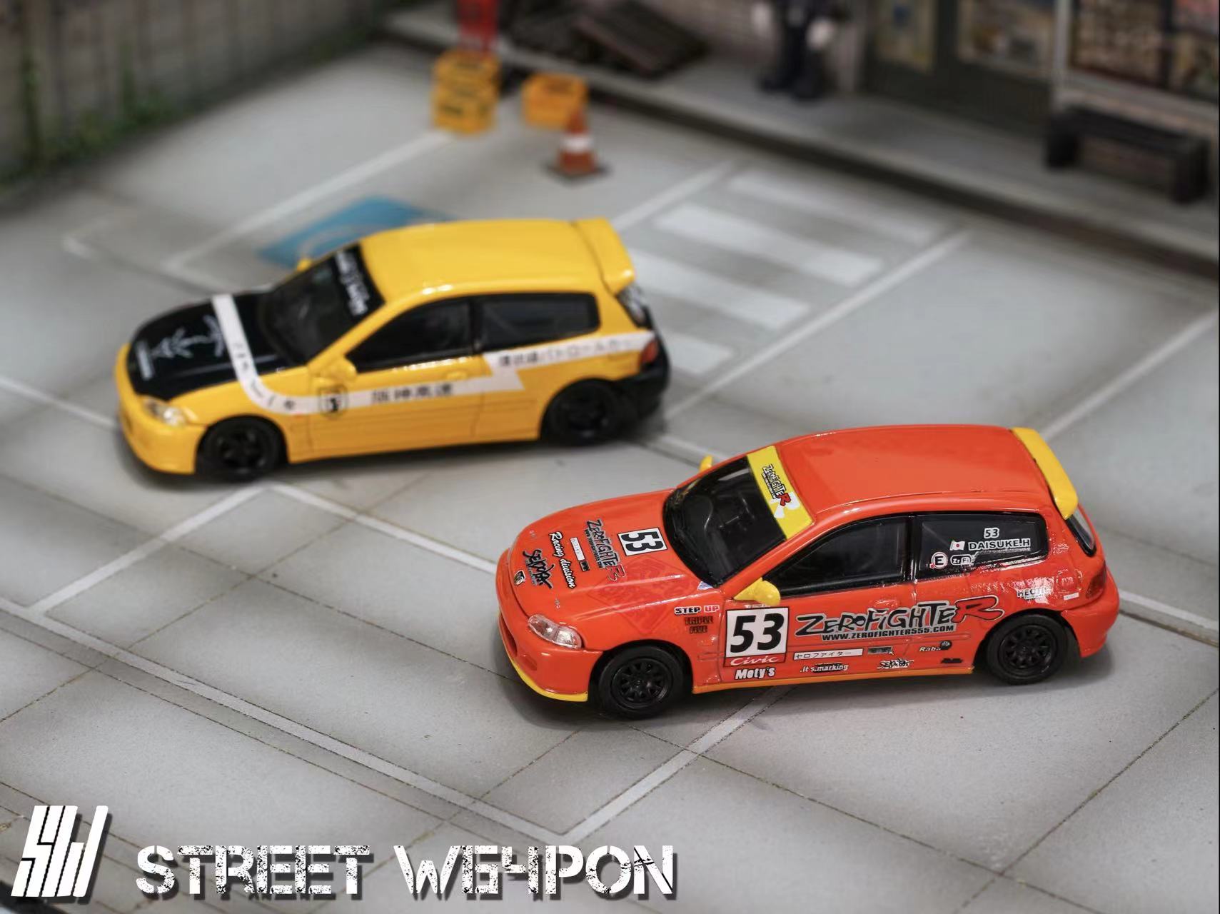 Street Weapon 1:64 Honda Civic EG6 (2 Colours) – Horizon Diecast