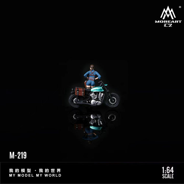 [Preorder] MoreArt 1:64 TOMB RAIDER BEAUTY DOLL OFF-ROAD MOTORCYCLE SET MO222219