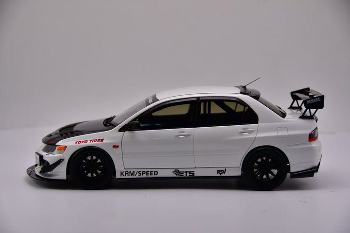 [Preorder] SUPER A 1:18 Mitsubishi EVO9 MR White FQ-360
