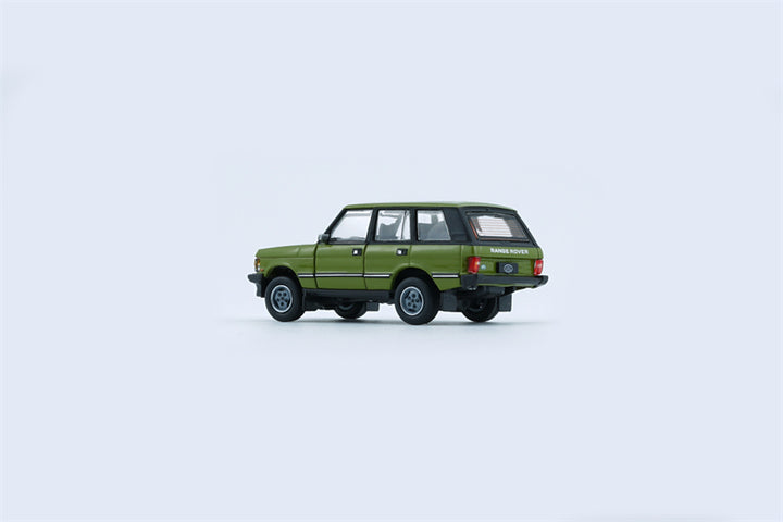 BM Creations 1:64 Land Rover 1992 Range Rover Classic LSE - Classic Green Rear