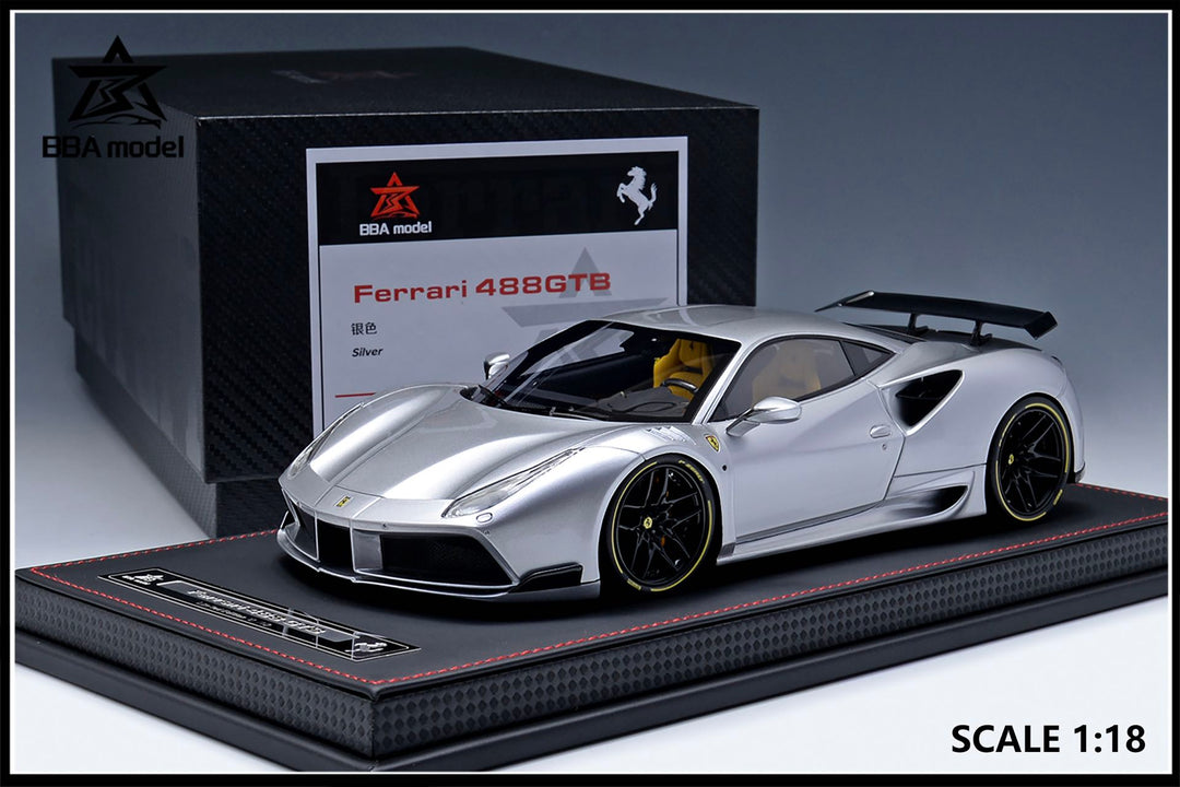 [Preorder] BBA model 1:18 Ferrari 488GTB Novitec (5 Colours)