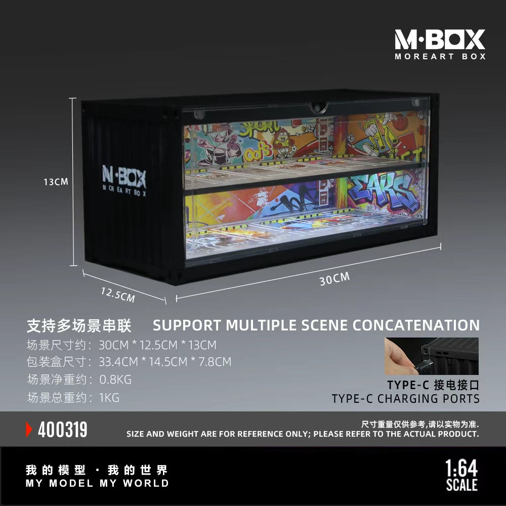 [Preorder] MBOX 1:64 CONTAINER MODEL STORAGE SCENE (2 Versions) MB400319/MB400320