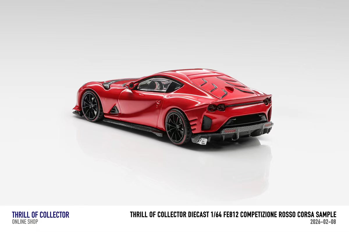 HH 1/64 フェラーリ 812c メタリックレッド&シークレットカラー TOC 1:64 Ferrari 812C 3.0 (4 Colours) – Horizon Diecast