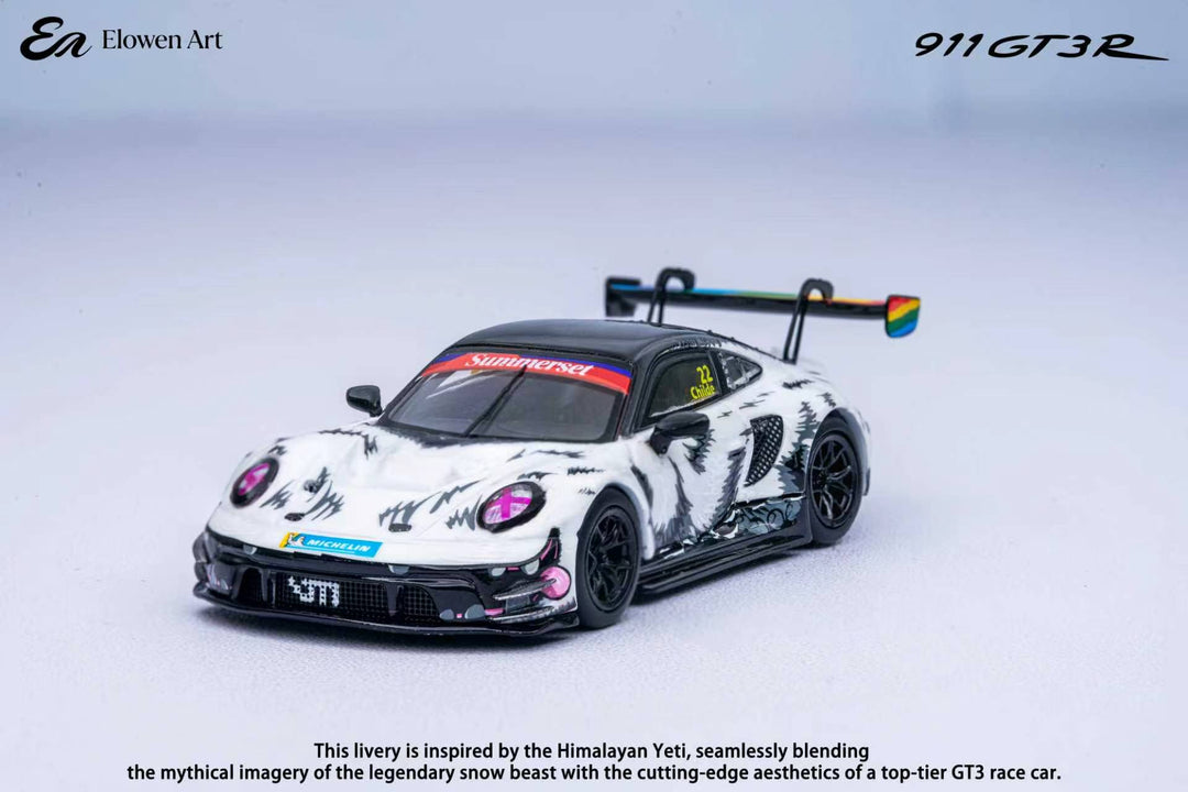 [Preorder] Elowen Art 1:64 Porsche 911 GT3 Yeti Livery