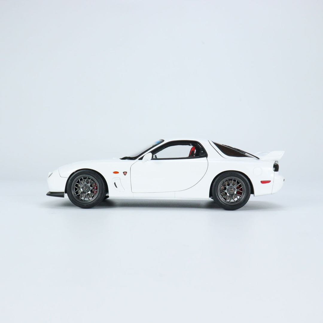 Polar Master 1:18 Mazda RX-7 Spirit R White Diecast Full Open