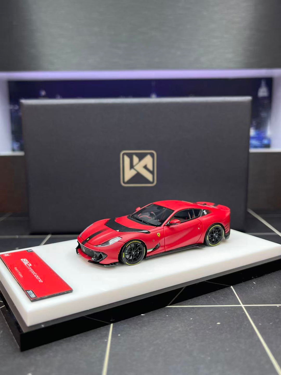 [Preorder] DMY 1:64 Ferrari 812C Thousand-Mile Track Series Matte Red