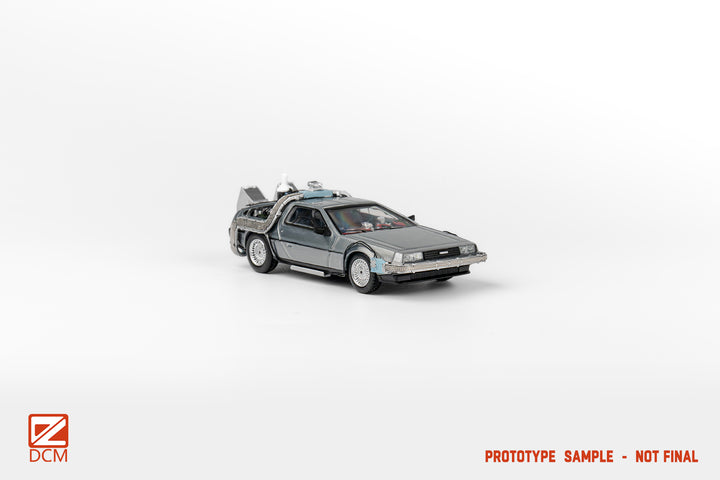 [Preorder] DCM 1:64 Back to the future DMC-12 (2 Versions)