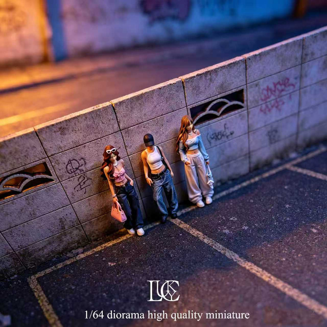 [Preorder] Lucky Studio 1:64 Street Girl Trio. LK2026092225