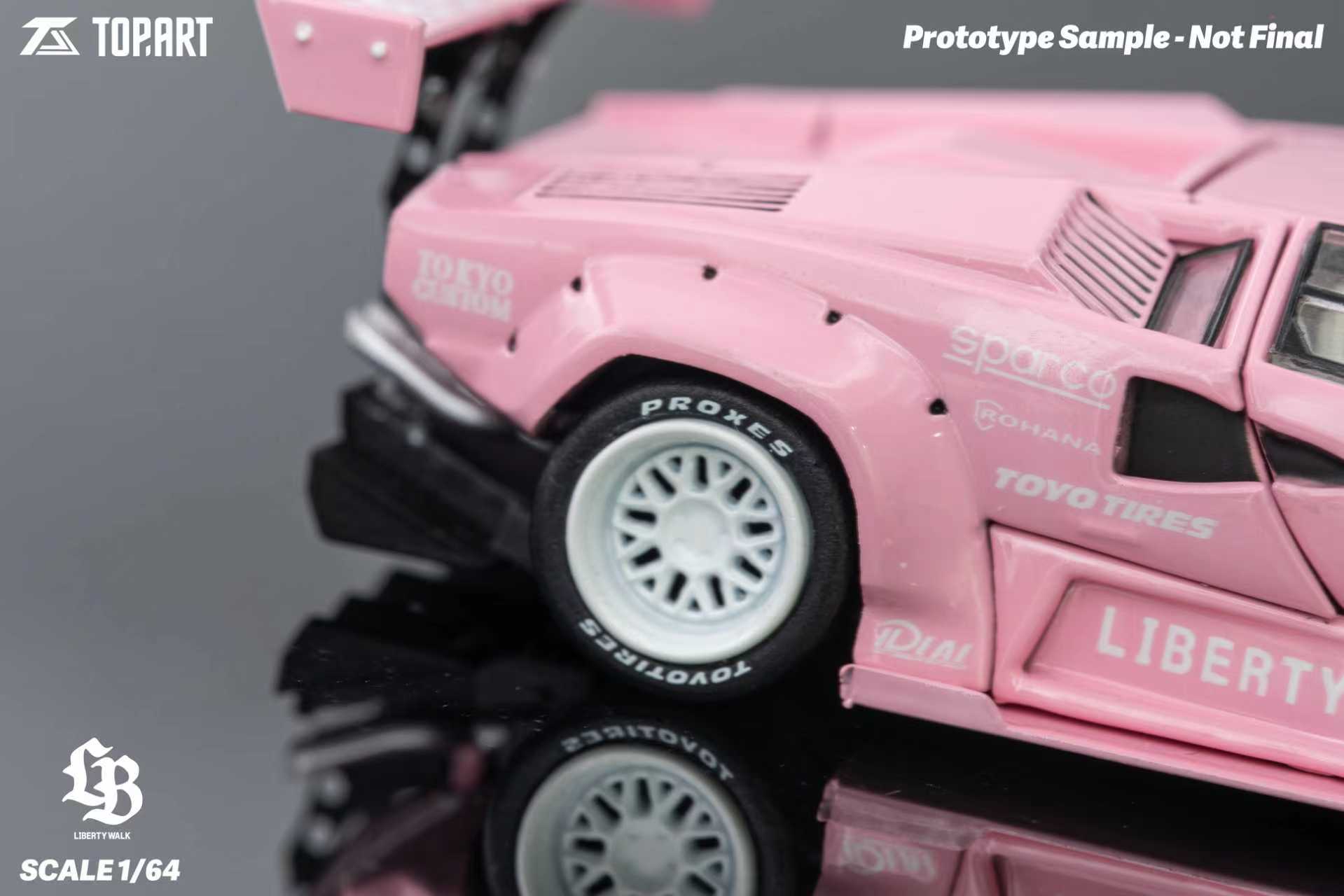 Preorder] TOPART 1:64 LBWK Lamborghini Countach TAO640012