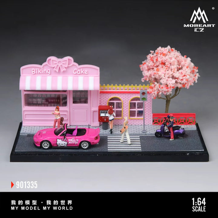 [Preorder] MoreArt 1:64 PINK DOLL STORE SCENE Diorama MO901335