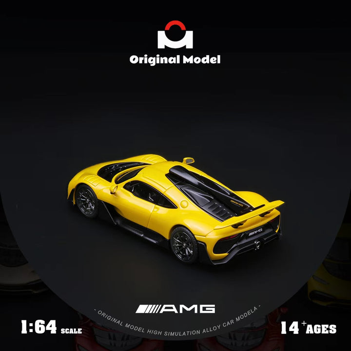 [Preorder] Original Model 1:64 Mercedes AMG One Bright Yellow OM646414