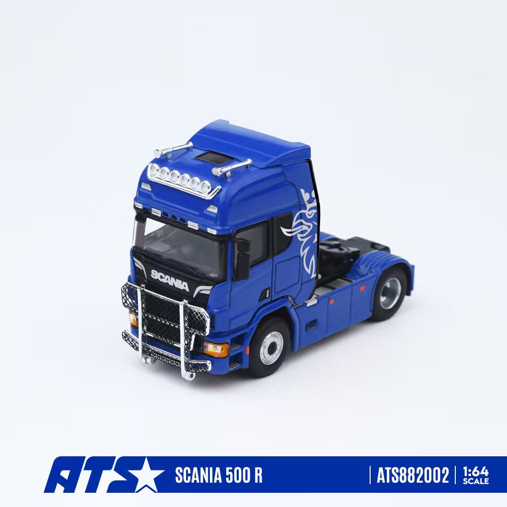 [Preorder] ATS Model 1:64 SCANIA 500 R Blue ATS882002