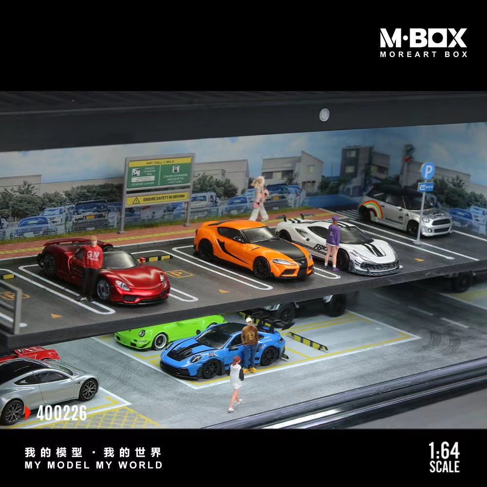 [Preorder] MBOX 1:64 CONTAINER UNDERGROUND PARKING GARAGESCENE-VERSION B MB400226