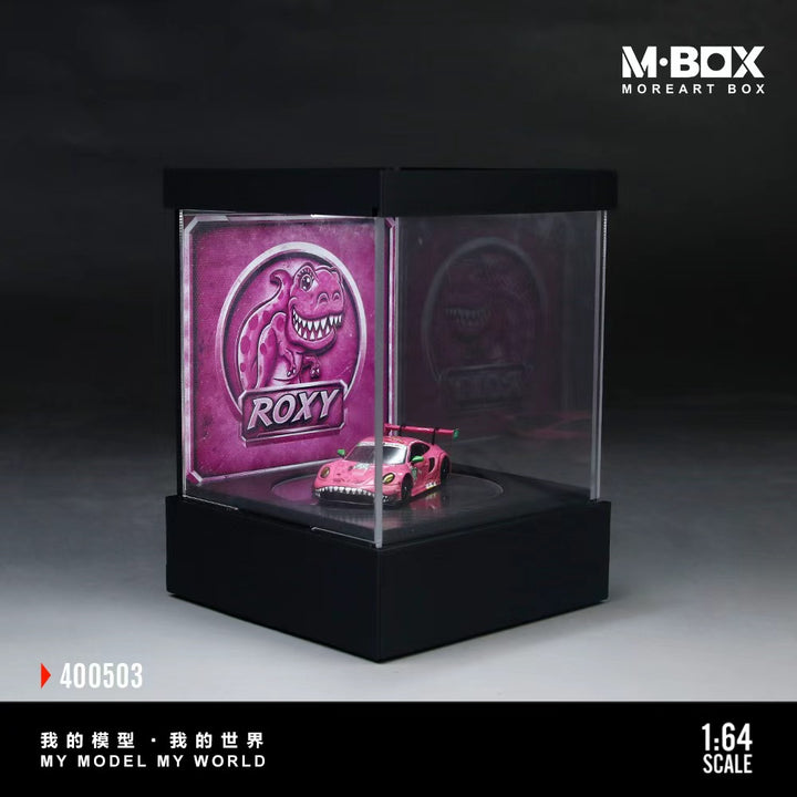[Preorder] MBOX 1:64 Dinosaur Painted Light Rotating Exhibition Hall (3 Version)