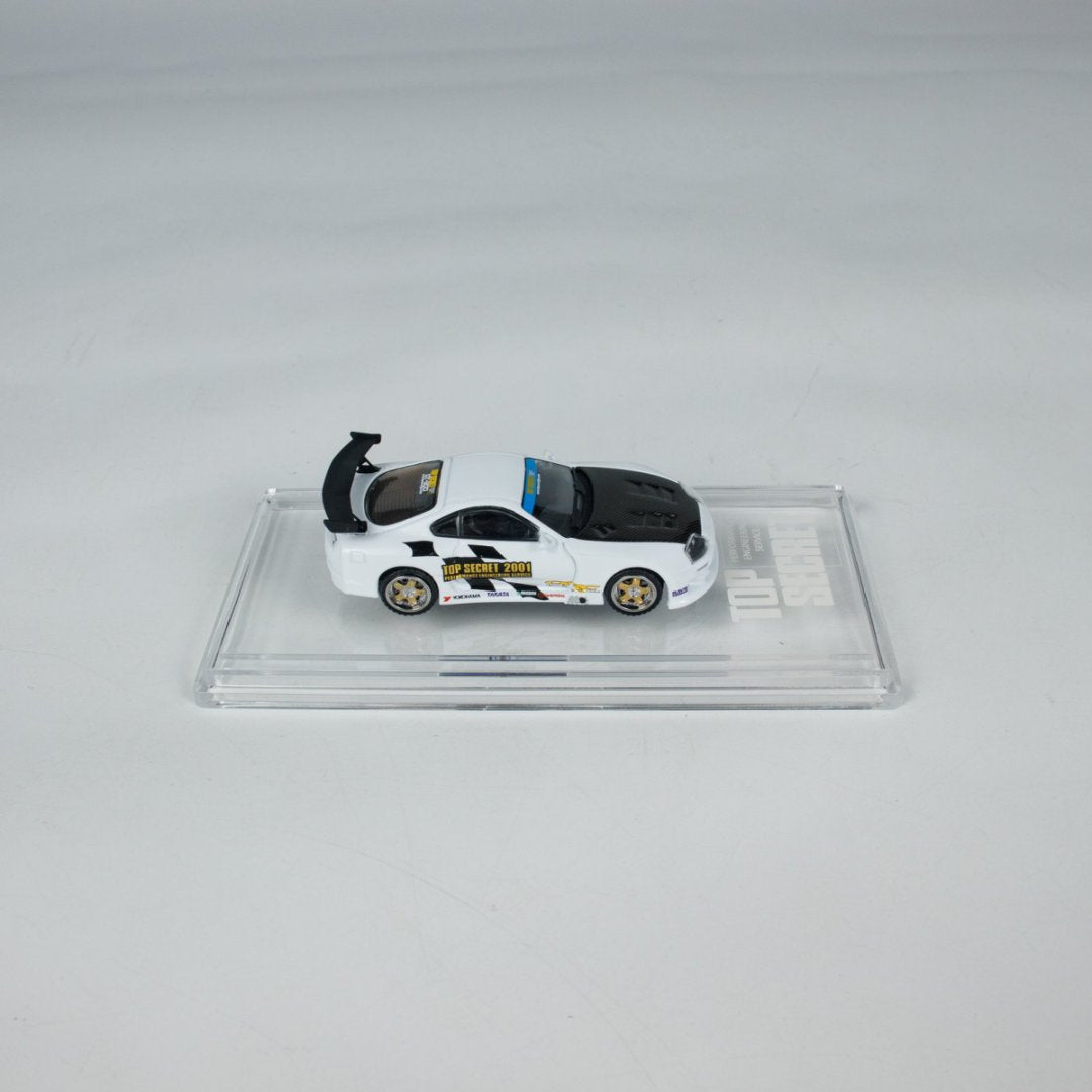 BM Creations 1:64 Toyota Supra X Top Secret (JZA80) White