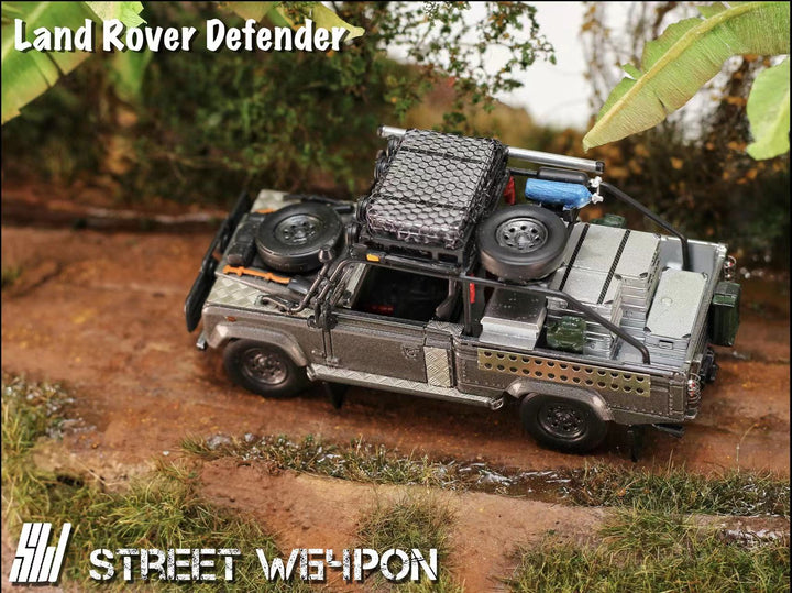 [Preorder] Street Weapon 1:64 Land Rover Defender Tomb Raider Livery