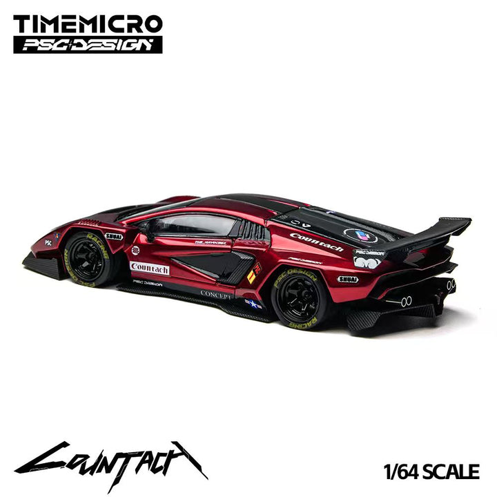 [Preorder] TimeMicro X PSC DESIGN 1:64 Lamborghini Countach “V” Scarlet TM647705