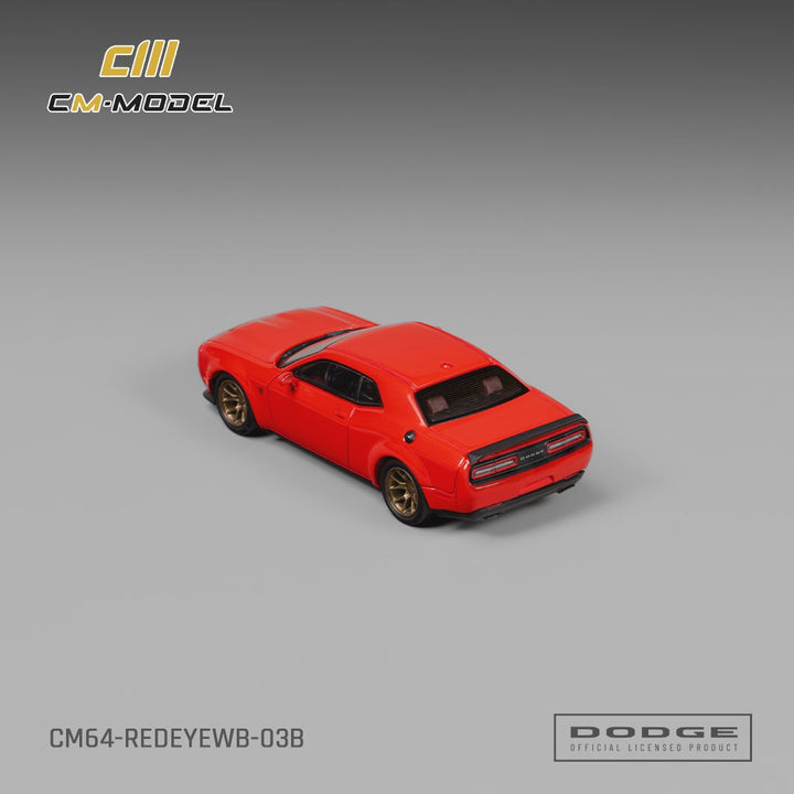 [Preorder] CM Model 1:64 Dodge Challenger SRT Hellcat Redeye Widebody Torred Clearcoat CM64-REDEYEWB-03B