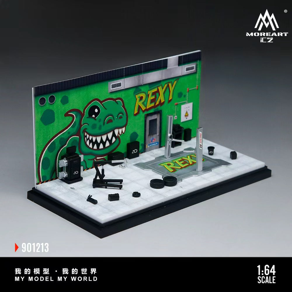 [Preorder] MoreArt 1:64 Maintenance room Dino Livery MO901213/MO901214