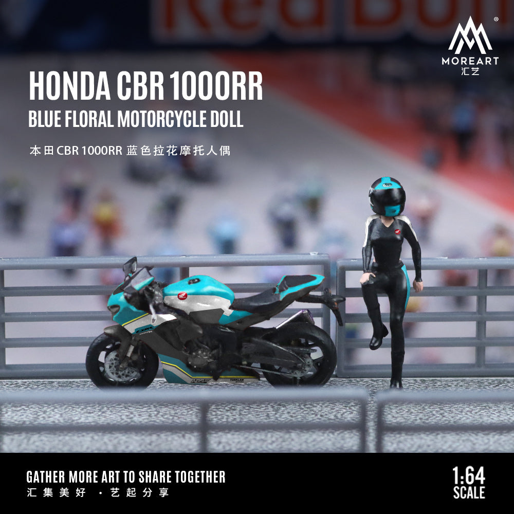 [Preorder] MoreArt 1:64 Honda CBR 1000RR Blue MOTORCYCLE DOLL