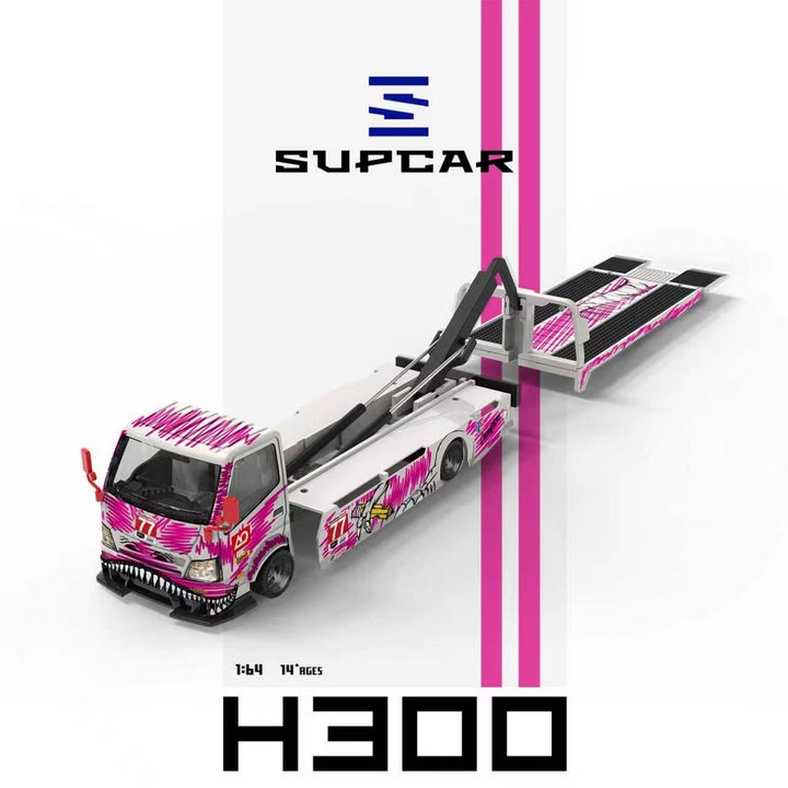 [Preorder] SUPCAR 1:64 H300 Flatbed Transport Trailer 