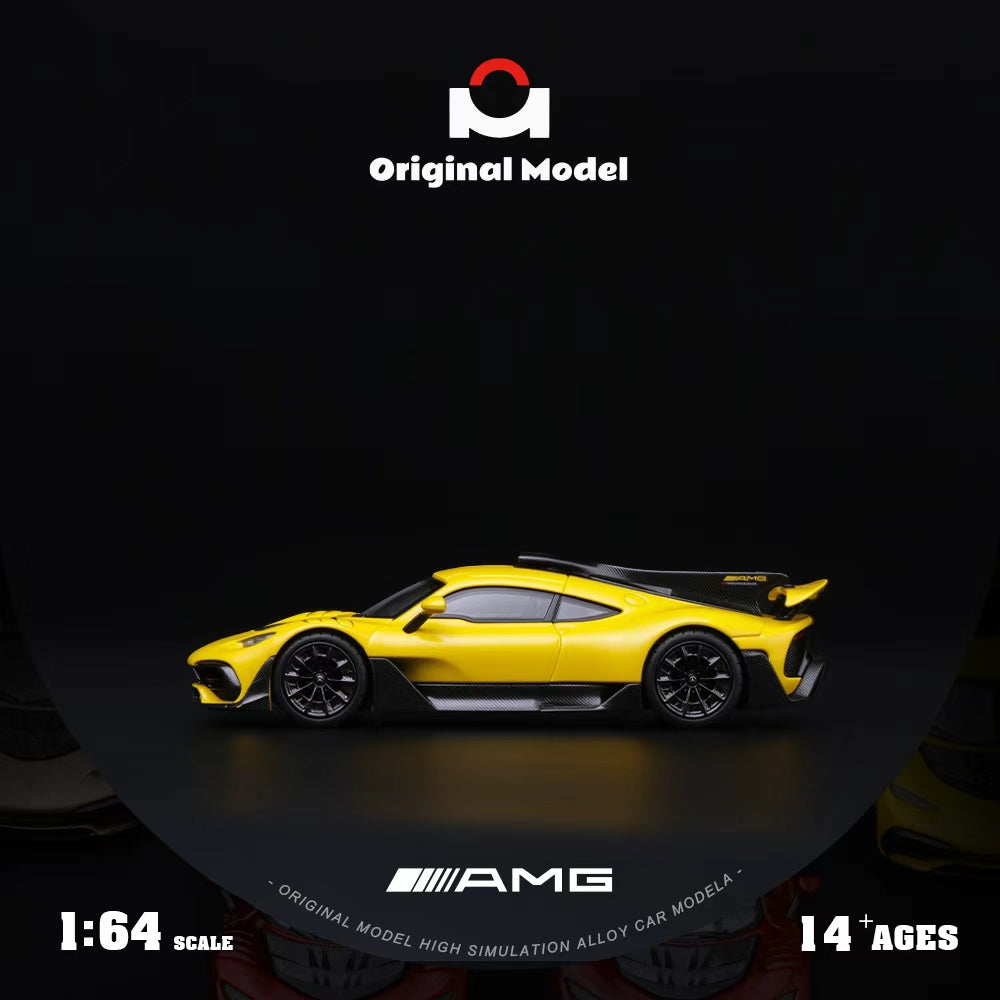 [Preorder] Original Model 1:64 Mercedes AMG One Bright Yellow OM646414