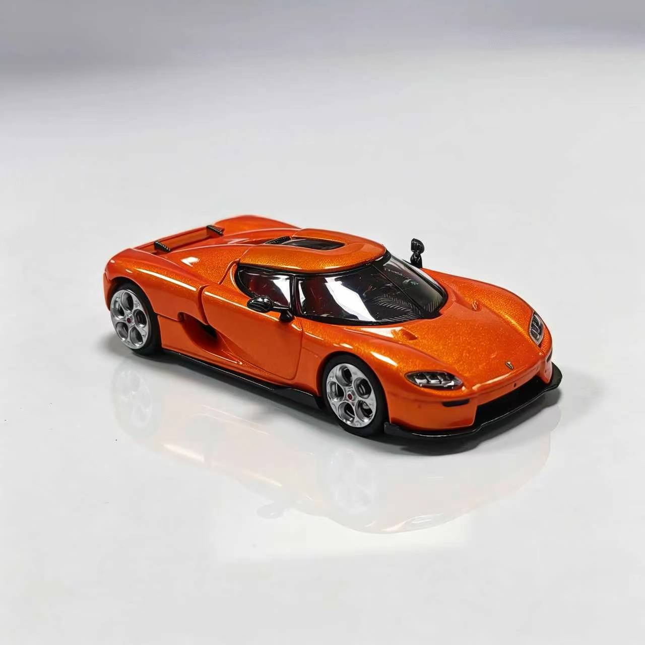 Preorder] Rhino Model 1:64 Koenigsegg CC850 Orange – Horizon Diecast
