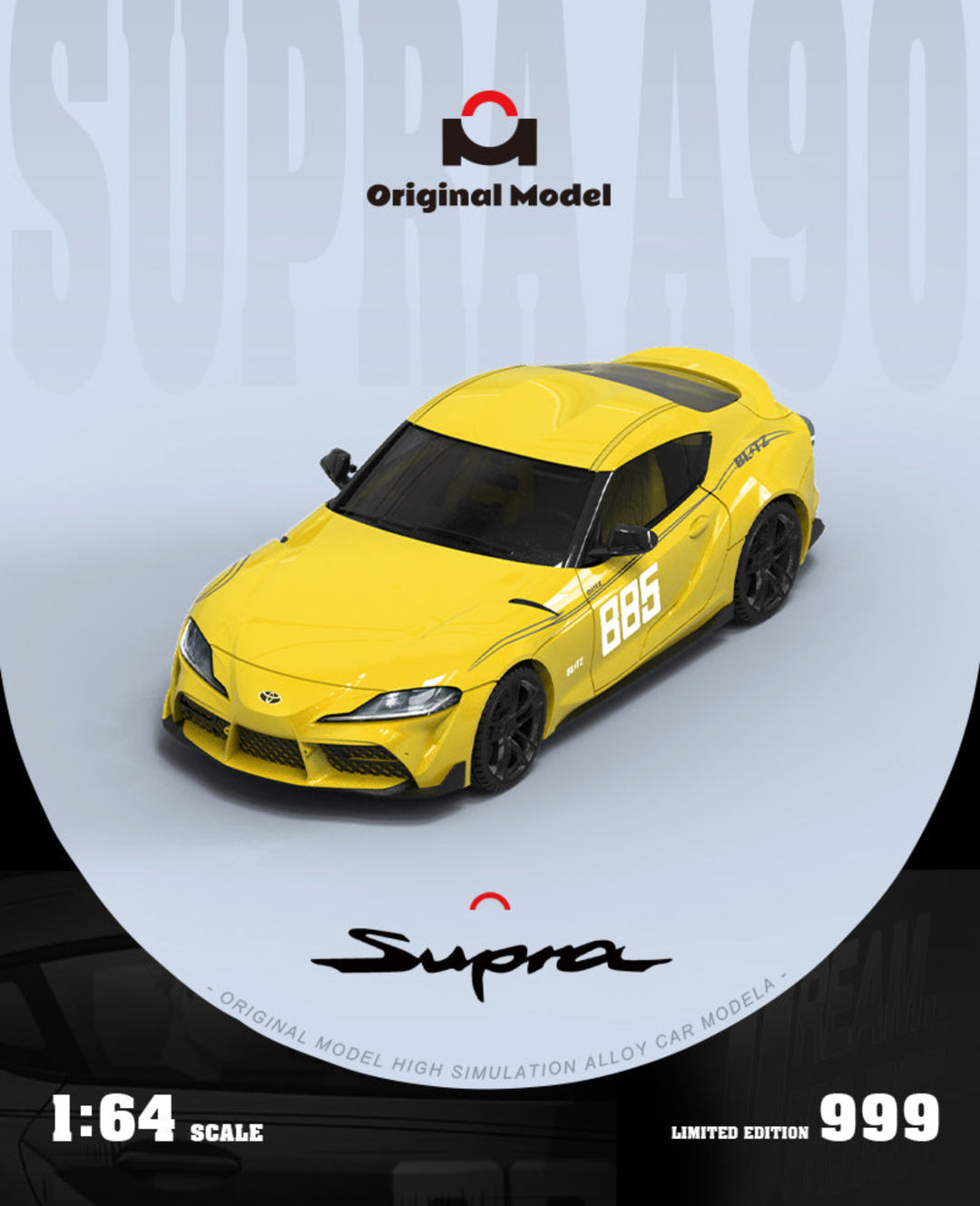 [Preorder] Original Model 1:64 Toyota supraA90 Initial D MT GHOST