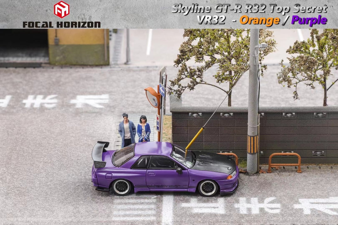 Focal Horizon 1:64 Nissan Skyline GT-R R32 3rd generation Top Secret (2 Colours)