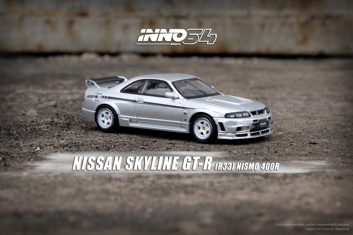 Inno64 1:64 Nissan Skyline GTR (R33) NISMO 400R Sonic Silver