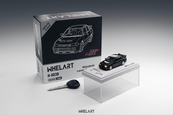 [Preorder] WHELART 1:64 Mitsubishi EVO3 Black H-003B