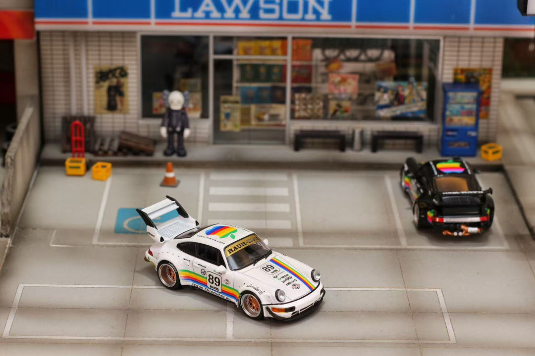 [Preorder] Street Weapon 1:64 Porsche RWB 964 Wide-Body Modified (2 Colours)