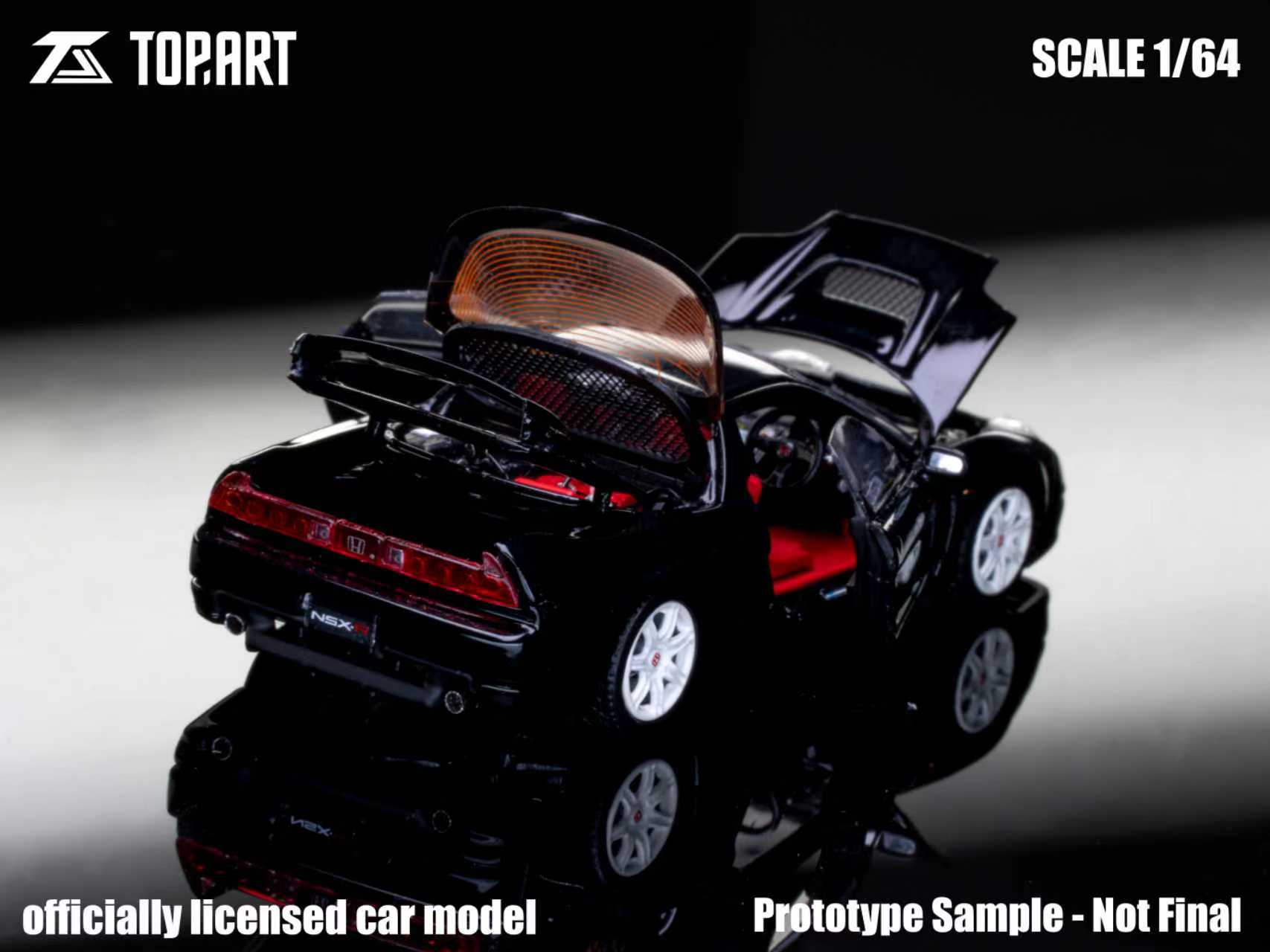 Preorder] TOPART 1:64 Honda NSX-R（NA2) 2002-05 Metallic Black