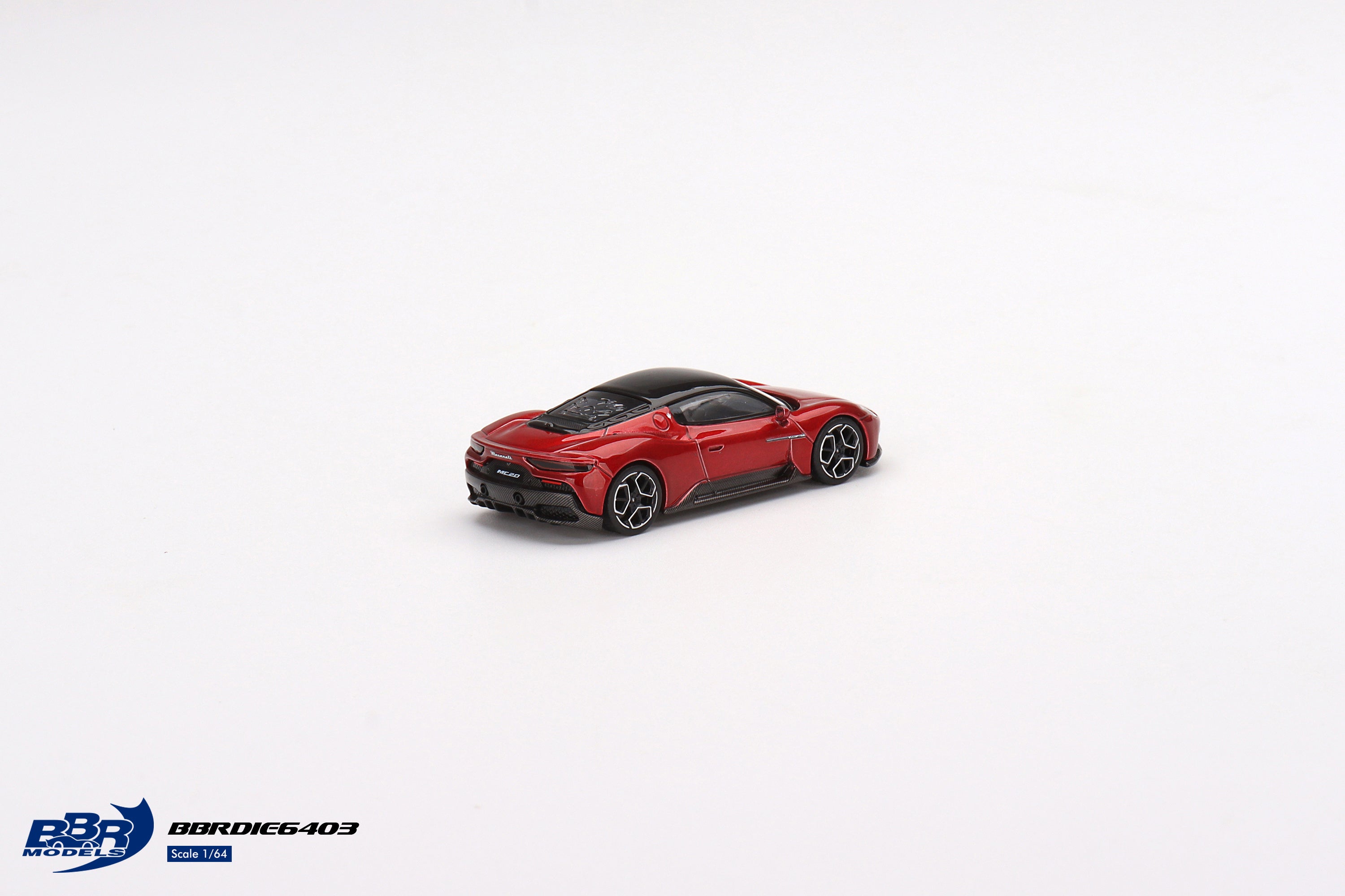 BBR Models 1:64 Maserati MC20 Rosso Vincente BBRDIE6403