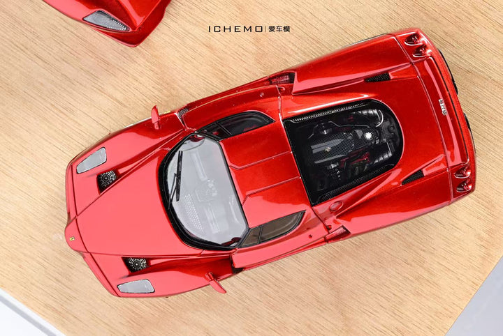 [Preorder] Demon Zone x DMH 1:64 Pininfarina P4/5 + Enzo Metallic Red Set
