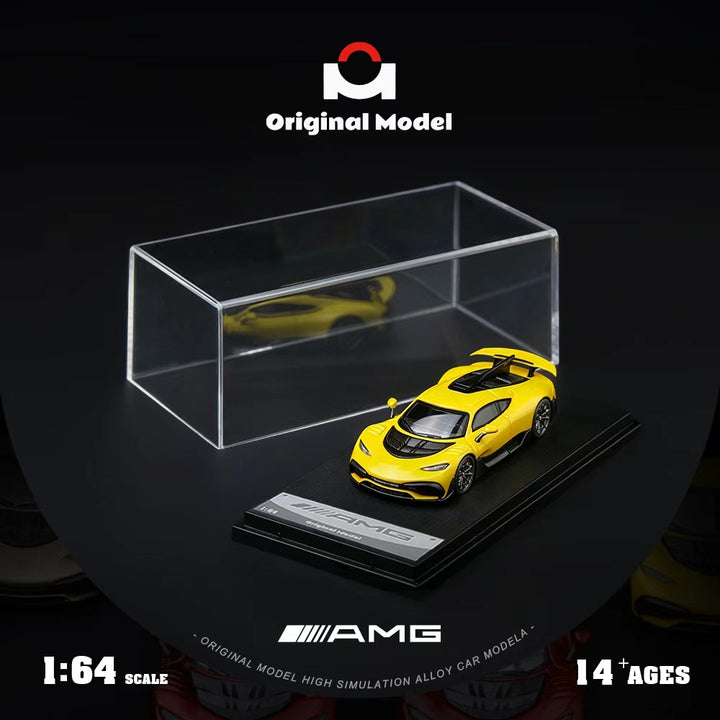 [Preorder] Original Model 1:64 Mercedes AMG One Bright Yellow OM646414
