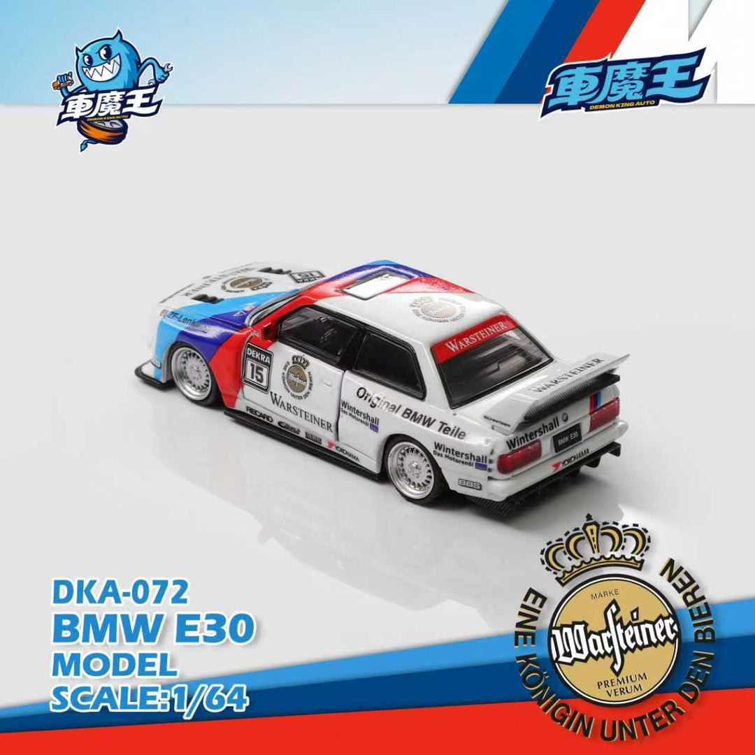 [Preorder] DEMON KING AUTO 1:64 BMW M3 E30 Modified DTM Livery DKA-070