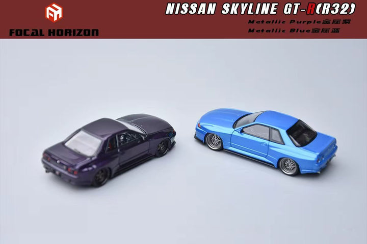 [Preorder] Focal Horizon 1:64 Nissan Skyline GT-R 3rd Generation R32 Japanese Garage Active Modified Version (2 Colours)