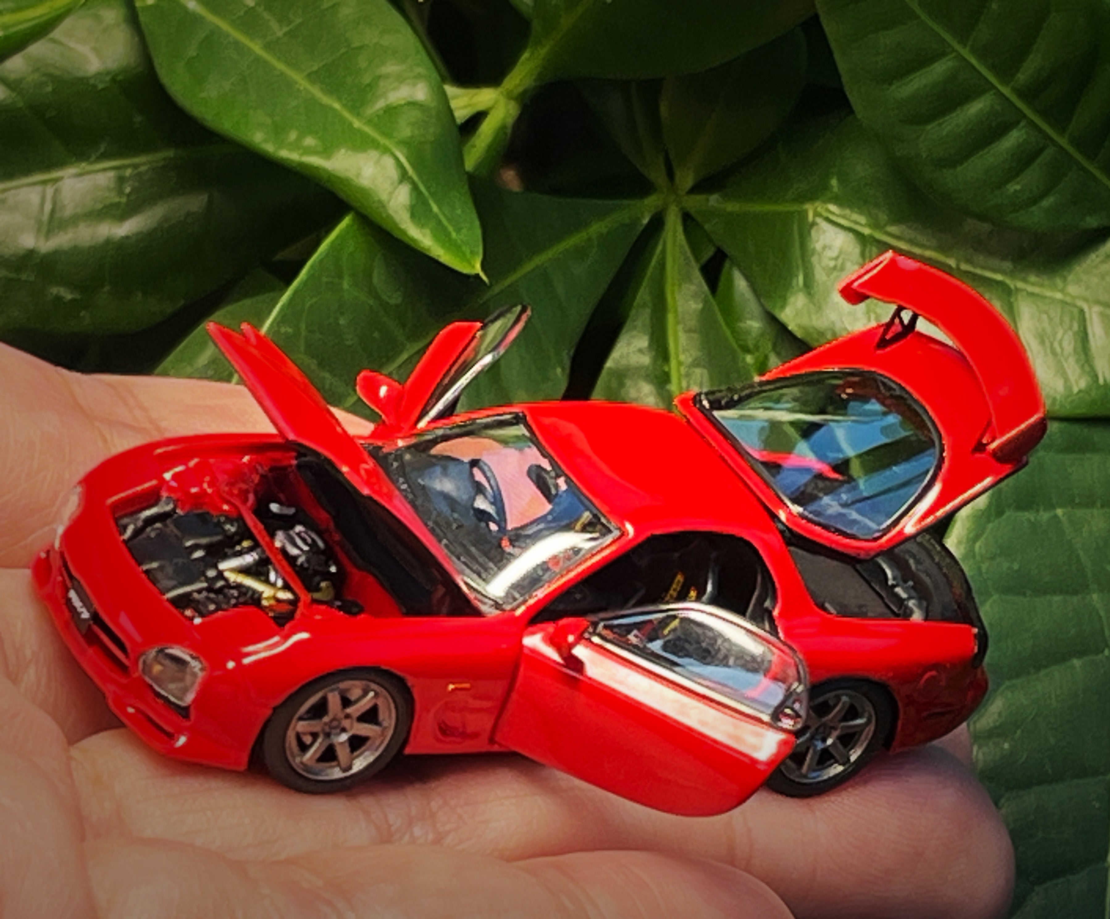 PGM 1/64 マツダ RX-7 レッド Preorder] PGM 1:64 Mazda RX7 Red Color (2 Versions
