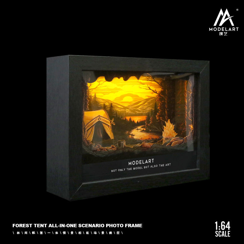 [Preorder] ModelArt 1:64 Forest Tent All in one Scenario Photo Frame