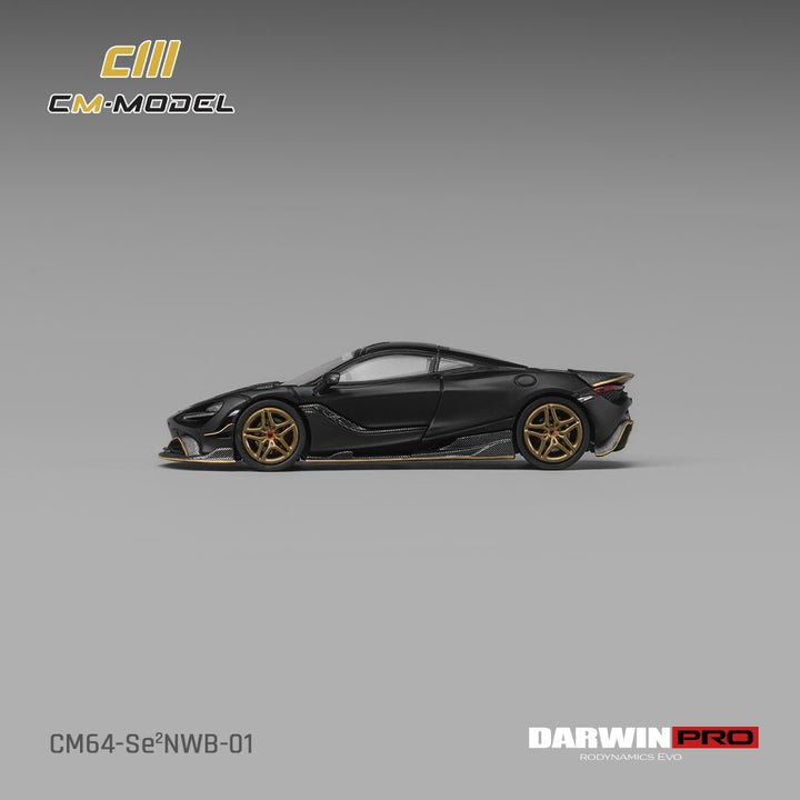 [Preorder] CM Model 1:64 DarwinPRO 720SE²NWB Matt Black CM64-Se²NWB-01