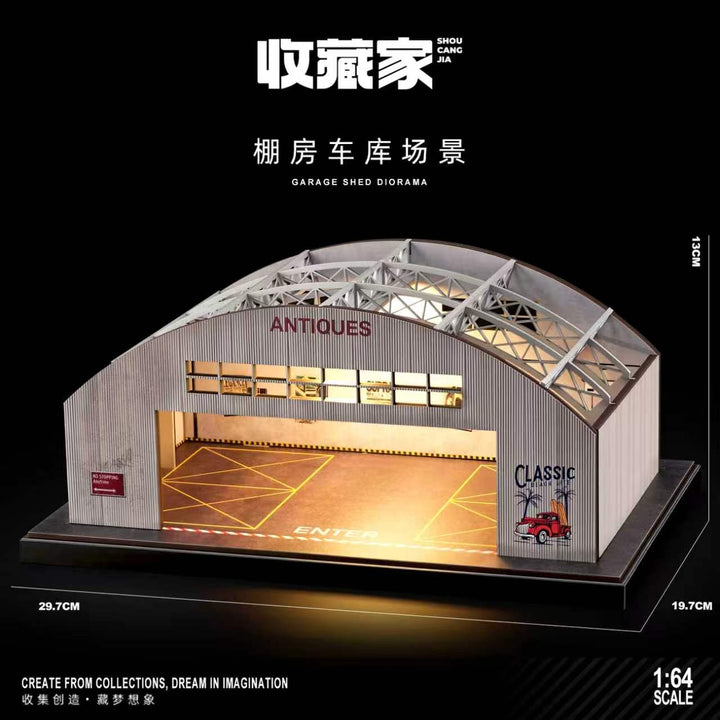 [Preorder] SHOU CANG JIA 1:64 GARAGE SHED SCJ-82077