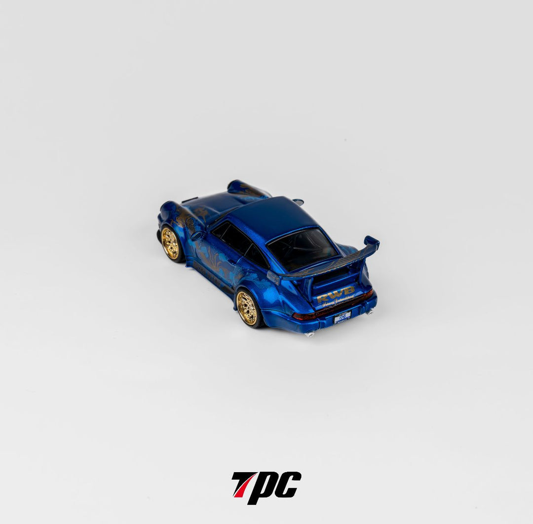 [Preorder] TPC 1:64 Porsche RWB964 Chrome Blue/ Transparent Blue (2 Colours)