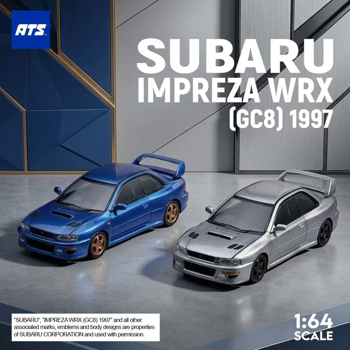 [Preorder] ATS Model 1:64 Subaru Impreza WRX (GC8) 1997 (2 Colours) ATS882903/ATS882904