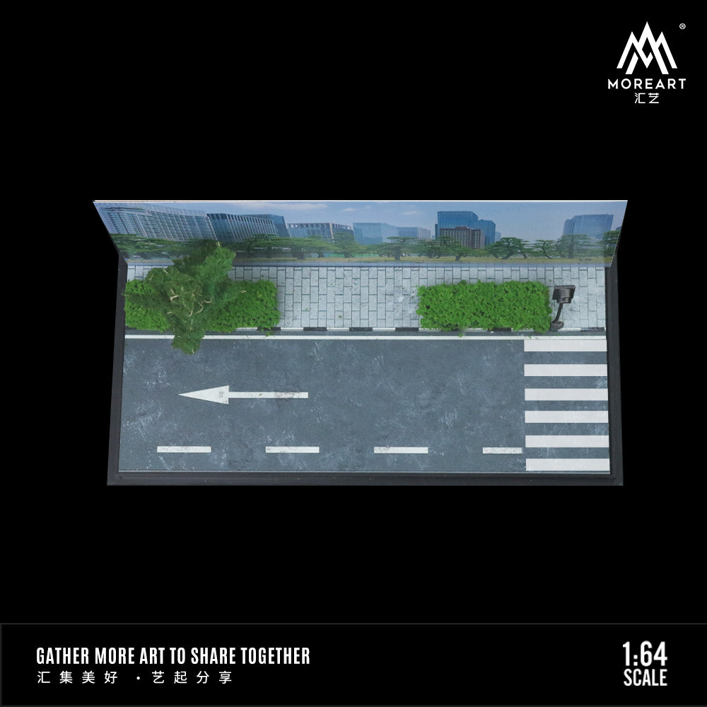 [Preorder] MoreArt 1:64 CITY PARK HIGHWAY SCENE MODEL